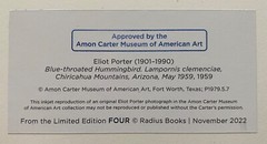 ELIOT PORTER limited edition photograph – FOUR Portfolio (2022)