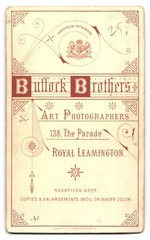 Photograph Bullock Brothers, Royal Leamington, The Parade 138, Toddler in Spi