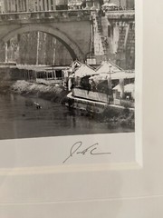 Jesse Kalisher Framed Photo Signature Series #5142 View Of The Vatican Rome B13
