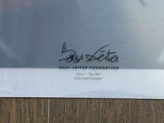Saul Leiter – Taxi 1957, A4 Clear file Saul Leiter, Japan Super RARE!!