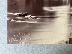 CONSTANT ALEXANDRE FAMIN albumen (Women washing clothes at water’s edge)