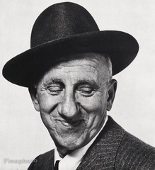 1950 Vintage PHILIPPE HALSMAN Actor JIMMY DURANTE Singer Pianist Photo Gravure