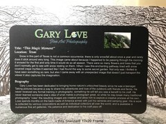 This Magic Moment Photograph Gary Love Snow Texas Brand New Signed