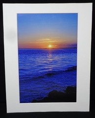 ‘West Coast Sunset’ Matted 8×11 Photograph (NEW)