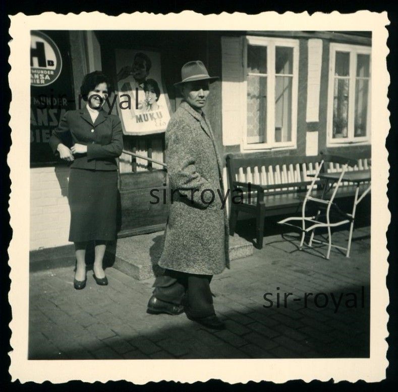 Muku Eis Werbung – 1950er 1960er – Reklame Aussenwerbung – Foto 6x6cm