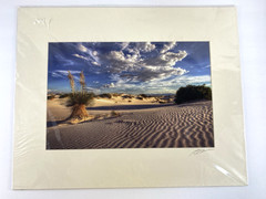 Professional Photograph Art Print White Sands, NM Matted Signed