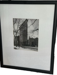 Christopher Bliss «NYC Scenes» Flatiron Building NYC Black & White Photo Framed