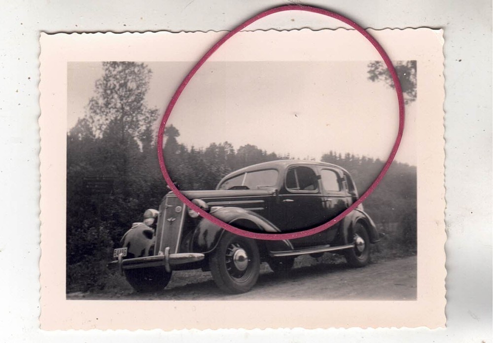 PHOTO PHOTO AUTO AUTOMOBILES CHRYSLER AIRFLOW CUSTOM 1937