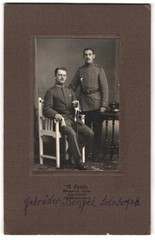 Photograph A. Feldle, Ingolstadt, Ziegelbräustr. 1, Soldiers Rgt. 2 in Field Grey