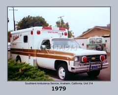 1970s Southland Ambulance of Anaheim California 8×10 Unframed Photo VFRPBT_0058
