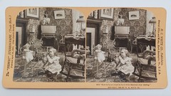 S839/ Stereo Photo Girl with Doll 1902