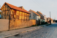 Gisela Franke Berlin Brandenburg Village Street Half-Timbered House Photography 80s/90s