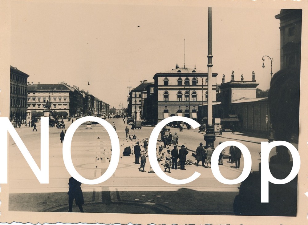 Photo – Munich 1931 Odeonsplatz – View of the Siegestor X36