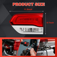 Right Inner Tail Light Assembly Compatible with 2014-2021 Jeep Grand Cherokee(La