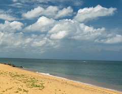 Quality Digital Image Photo Pic Wallpaper Background Blue Ocean Beach Sea Clouds