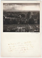 RARE Southwest Photographer Laura Gilpin Signed Photo – Santa Fe Plain ca 1950
