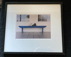 BILL COLEMAN * Detente *Cat and Boot* Signed * Amish #1478 AP *Matted and Framed