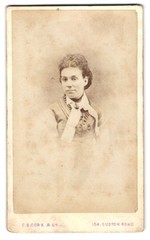 Photograph C.S. Cork & Co., London, 154 Euston Road, Portrait of a Young Woman
