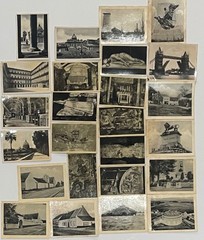 Photography 25 Vintage Travel Photos – Worldwide Landmarks with Info on Back