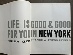 🎈Sup RARE! SIGNED – William Klein- NEW YORK 1956, 1ST FR EDITION, Daido, Frank