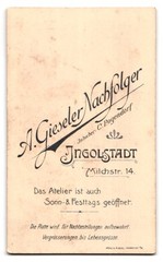 Photograph A. Gieseler Nachf., Ingolstadt, Milky Way 14, soldier in uniform mi