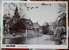 Photo postcard Castle Sandfort 2 Olfen PK around 1975 Vintage AM