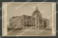 orig Fotos Bockmann Kaiserpalast Straßburg Elsaß Architektur Neorenaissance 1889