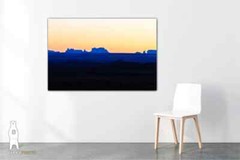 Southwestern Minimalist Landscape Photography – Valley of the Gods Utah at Dusk