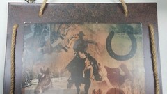 kathryn mckechnie collection 12 x 14 tile cowboy western digital collage picture