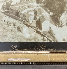 Jean GILETTA (1856-1933) Photograph Panorama Of Monaco General View 23 X 58 Cm