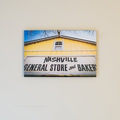Nashville Indiana General Store Sign Metal Art Print Wall Hanging Photo
