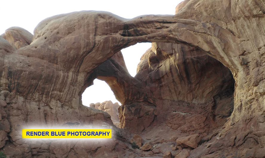DESKTOP BACKGROUND DOUBLE ARCH PHOTO FROM ARCHES NATIONAL PARK IN UTAH
