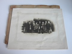 Vtg 1910-20s Ulysses S. Grant Party Coming Out of Bonanza Mines NV B&W Photo