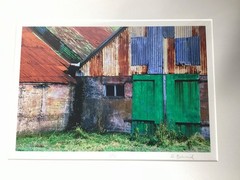 Fine Art Photograph Icelandic Barn Patchwork Signed & Matted