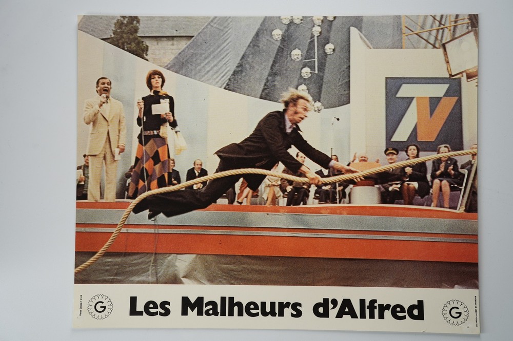 Photo Cinema Lobby Cards The Misfortunes Of Alfred 21X28Cm 1970 Pierre Richard