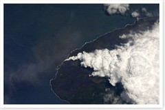 Space Station Photo Of Kilauea Volcano Lava Ocean Entry 2018 Silver Halide Photo