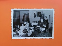 Photo old Nicholas girls girls boys boy Christmas celebration Christmas old photo