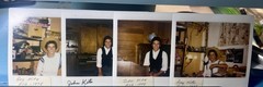 Polaroid Photos lot of 4 with 2 bros at band practice looking fresh August 1978
