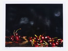 Cherries & Smoke – 17″ x 22″ Fine Art Photography Print – Art Food Photography