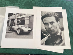 Jesse Alexander Portfolio of Motor Racing Photographs Signed