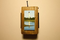 Driftwood Mounted Seascape – Cape May, New Jersey Lighthouse