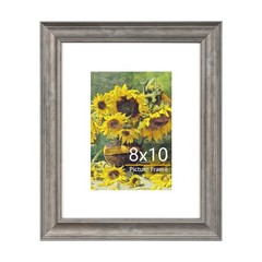 YOUNG POONG 8×10 Picture Frame，Display Pictures 5×7 with Mat or 8×10 With