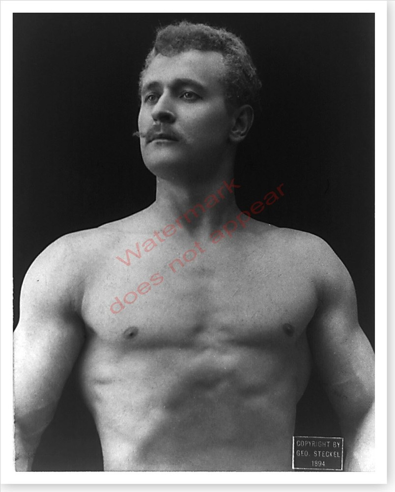 Bodybuilder Eugene Sandow Beefcake Silver Halide Photo Gay Interest