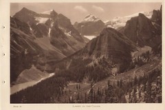 Canadian Pacific Rockies Byron Harmon Vandyck Photogravure LAKES IN THE CLOUDS