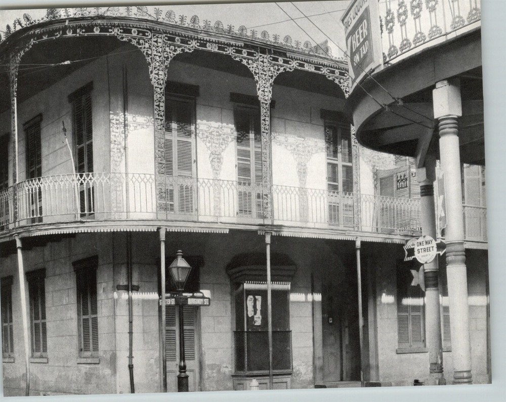 1938 Walker Evans Americana New Orleans French Quarter Burgundy ST Photo Gravure