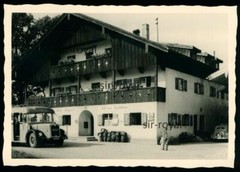Hundham 1950s – Restaurant Zum Alten Wirt Alfons Büchner Butcher Photo 10x7cm
