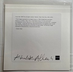 SIGNED KHALIK ALLAH COUPLE HARLEM 2012 LIMITED EDITION MAGNUM 6×6 PRINT NEW