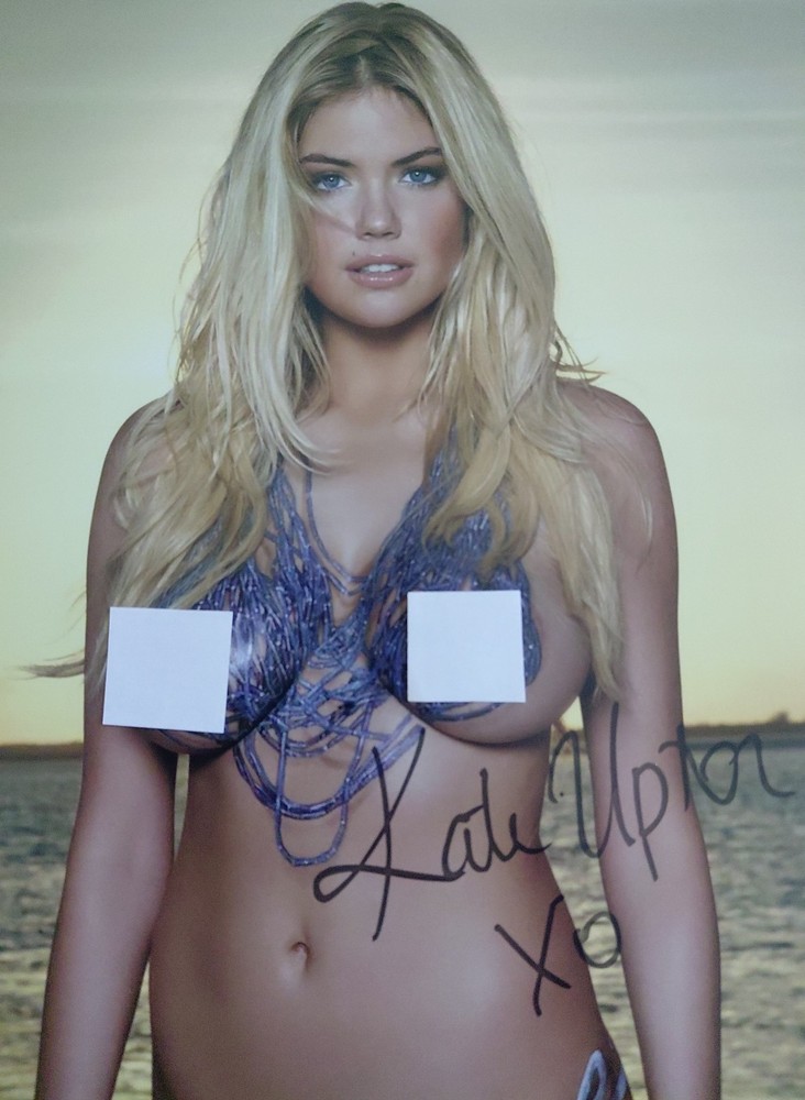 KATE UPTON ‘ V.S., Playboy & SI Model Hand Signed 8×10 Autograph Photo