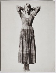 Oversized 1970s beautiful hippie girl, pop culture, by Karl Knezu
