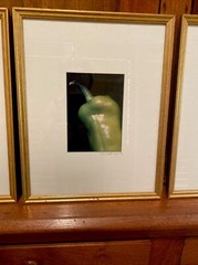 Set of 4 Original Photographs FOR KITCHEN signed and matted Eggplant Radish etc